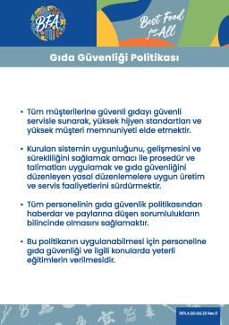 Gıda Güvenliği