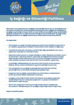 İş Sağlığı ve Güvenliği