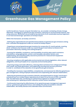 Greenhouse Gas Policy